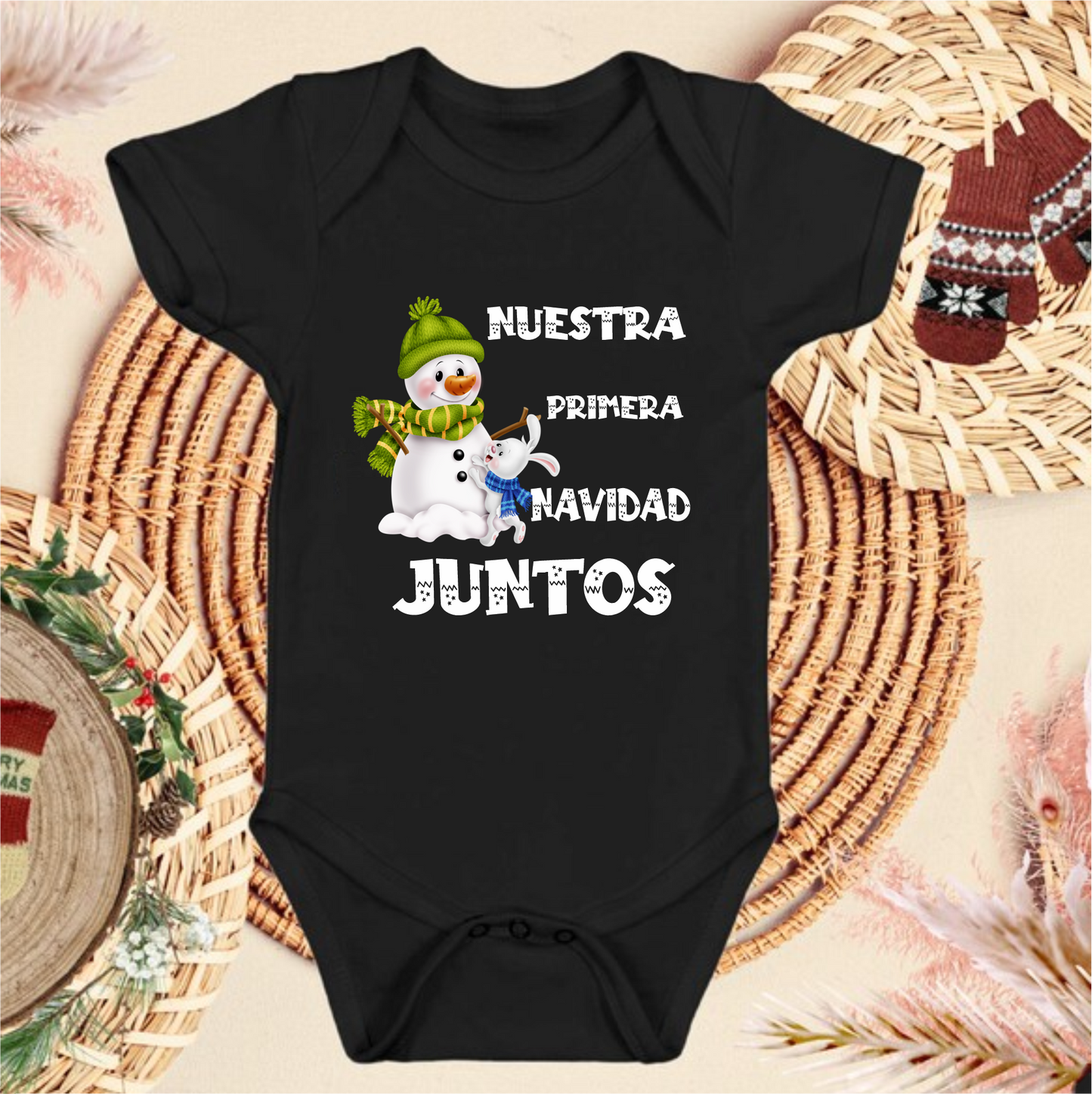 body mameluco bebe navidad