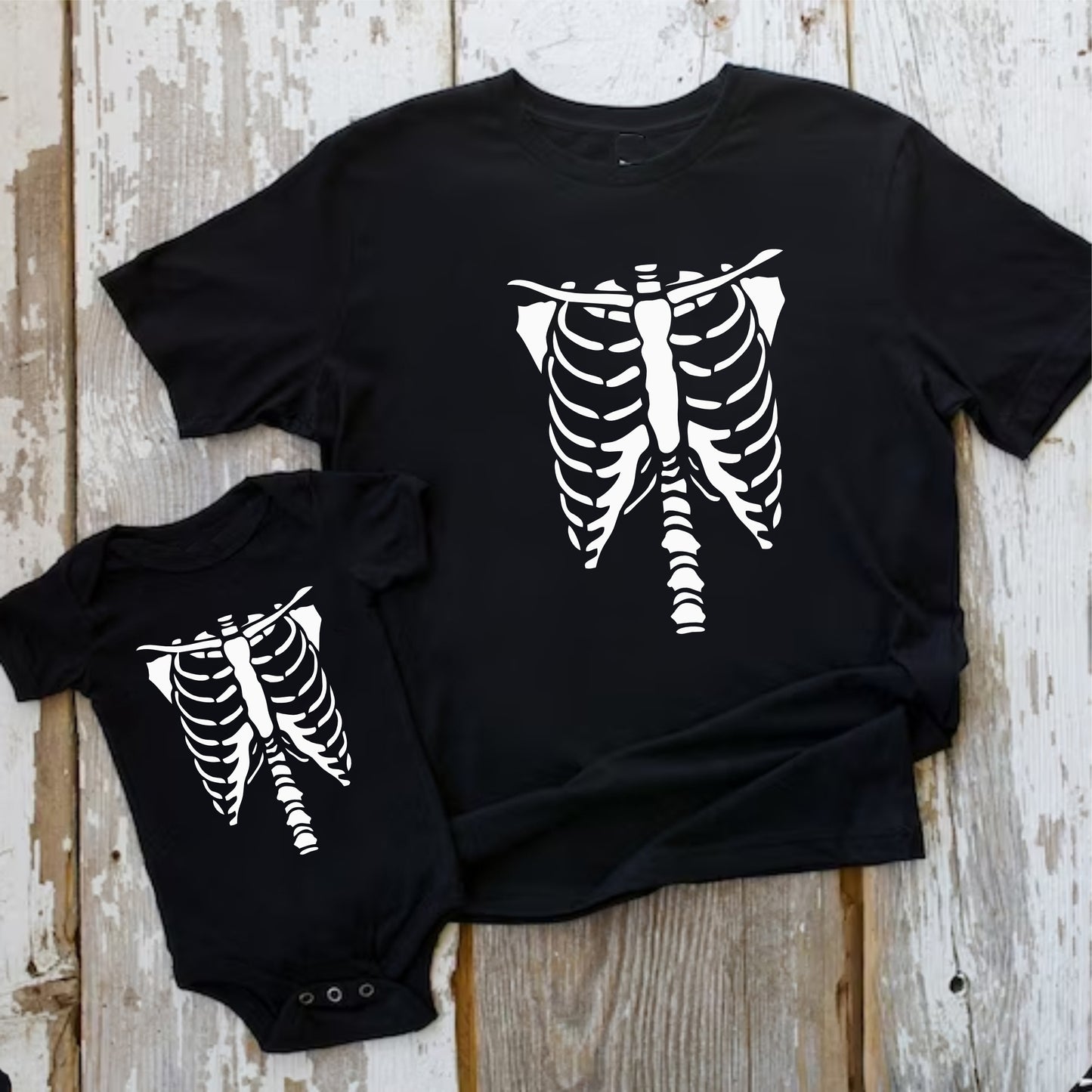Duo camiseta y mameluco Halloween