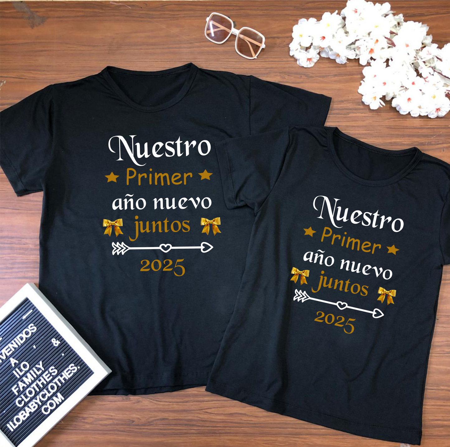 Camiseta familiares año nuevo 2025
