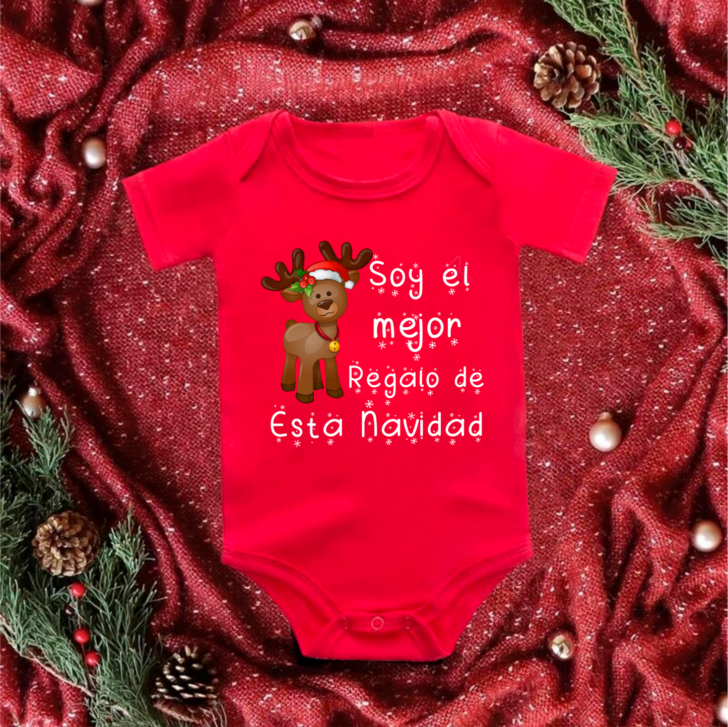 body mameluco bebe navidad