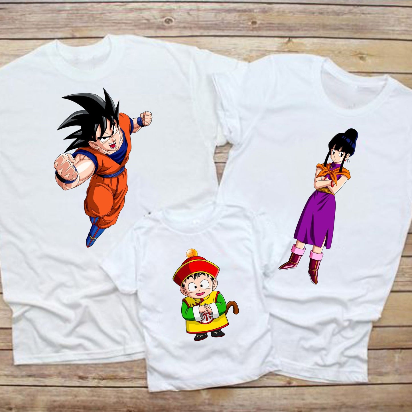 Camisetas familiares Dragon Ball