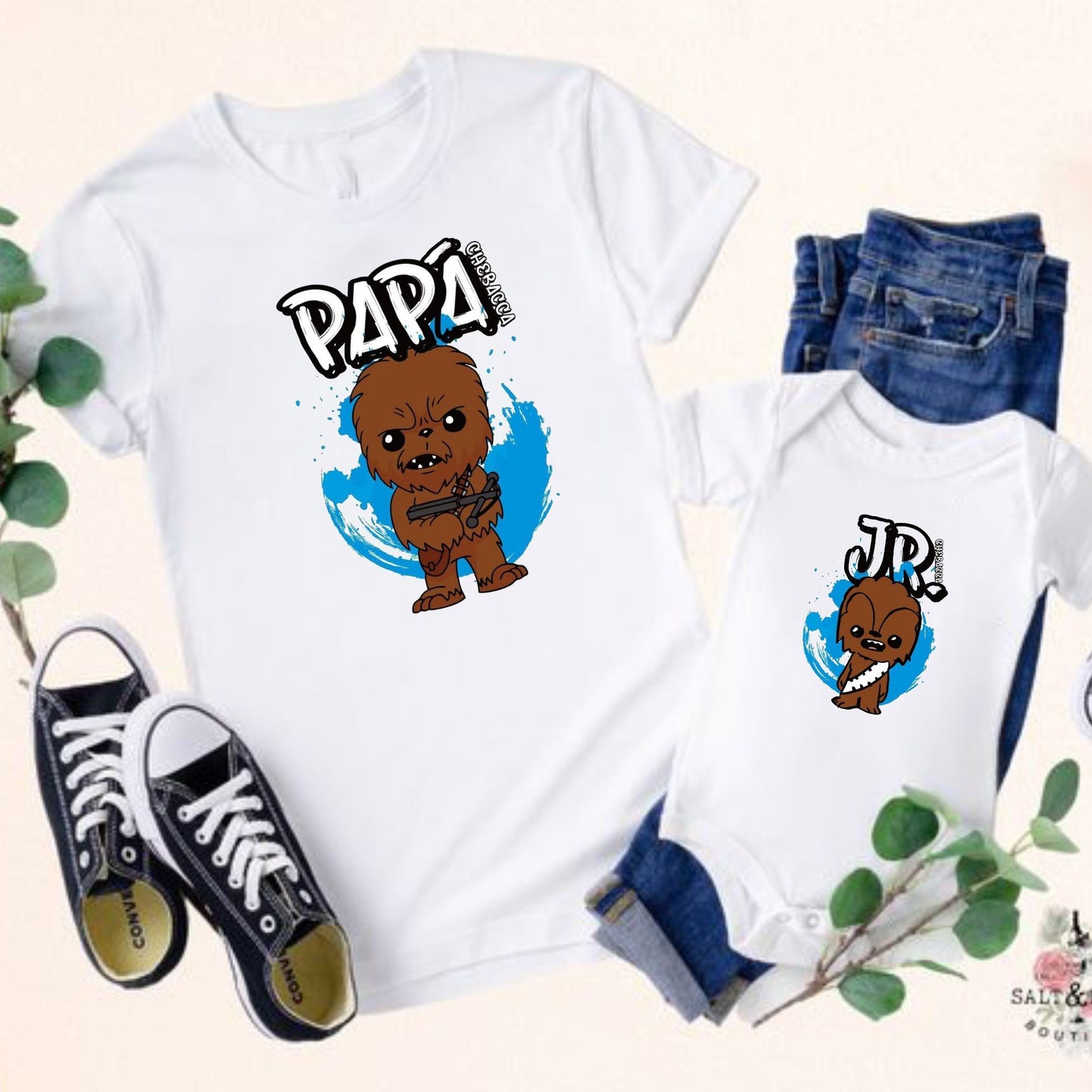 Camisetas papá e hijo chuwaka