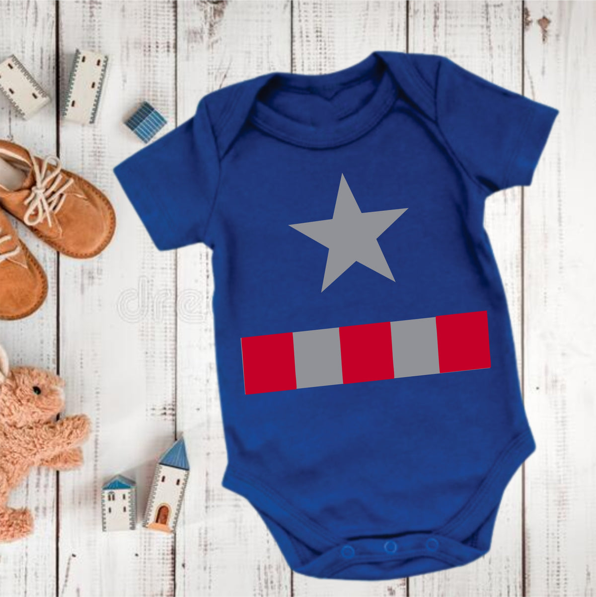Body Mameluco para bebé niño Capitán America