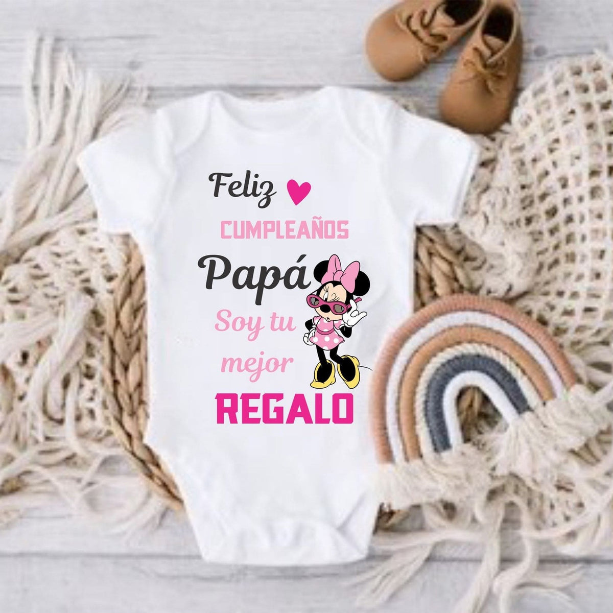 Body Mameluco para bebé niña Soy tu mejor regalo