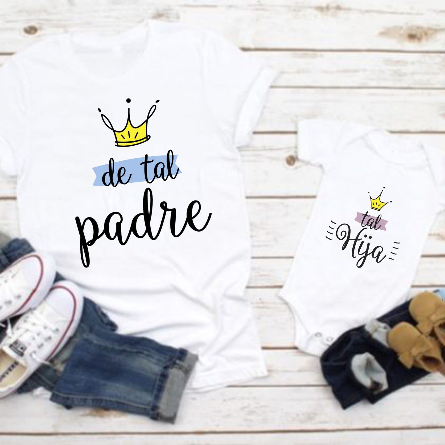 Camisetas Papá e hija . De tal padre , tal hija