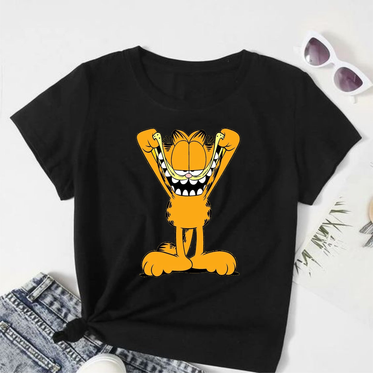 Camiseta Larga Mujer Garfield