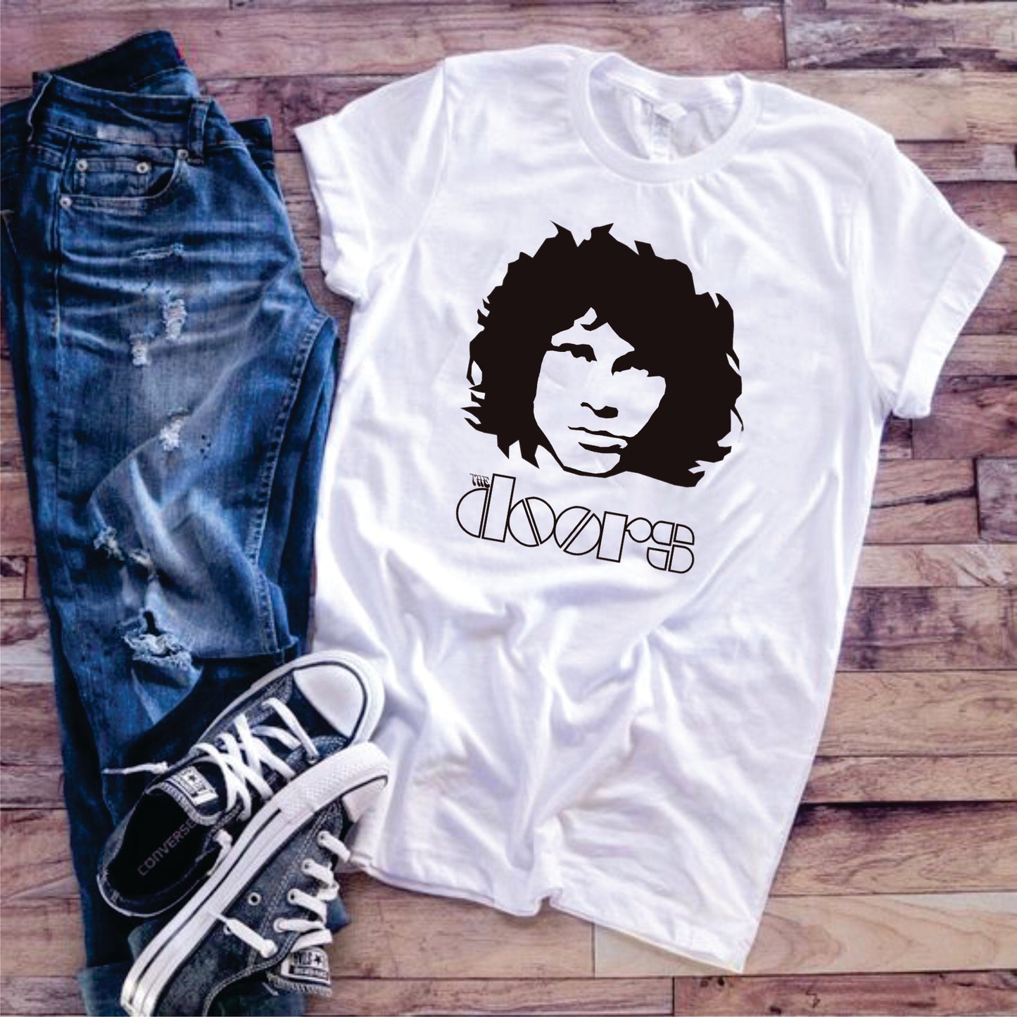Camiseta para Hombre Banda De Rock Doors