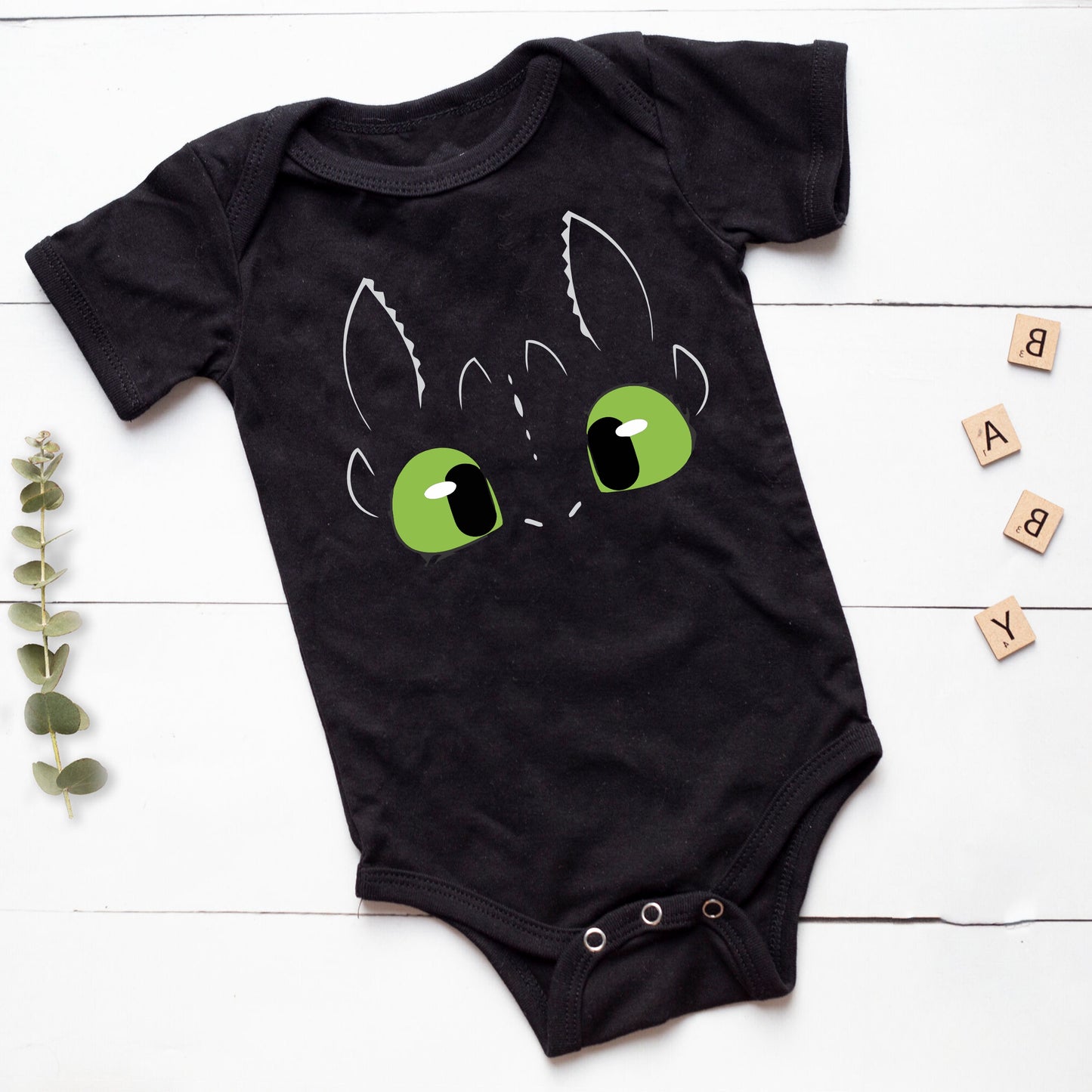 Body Mameluco para bebé niño furia Nocturna