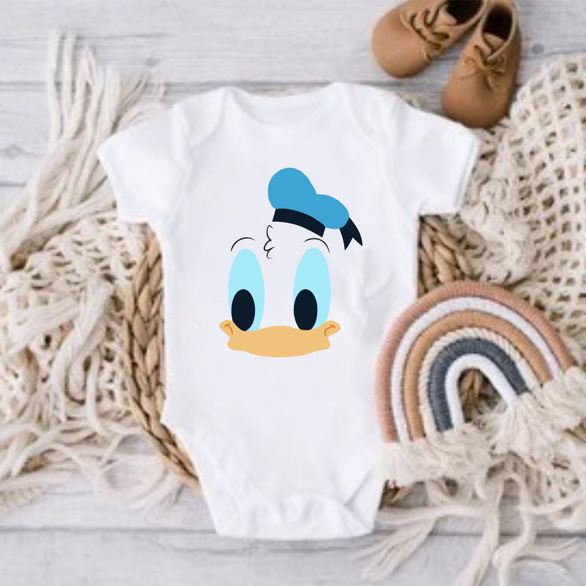 Body Mameluco para bebé niño Pato Donald