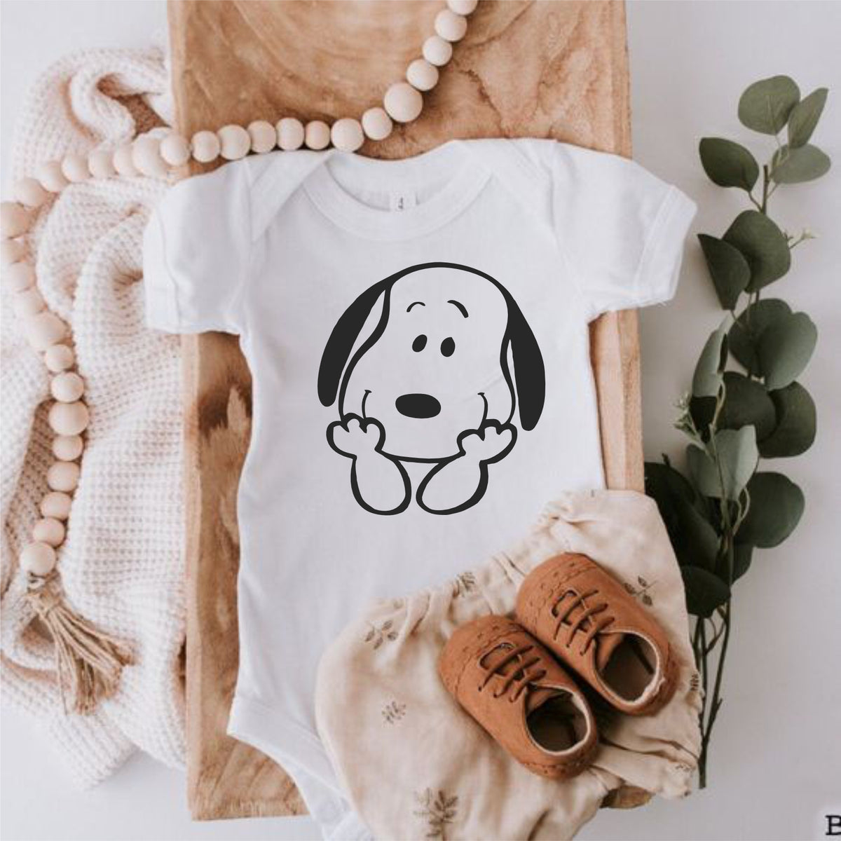 Body Mameluco para bebé niño snoopy