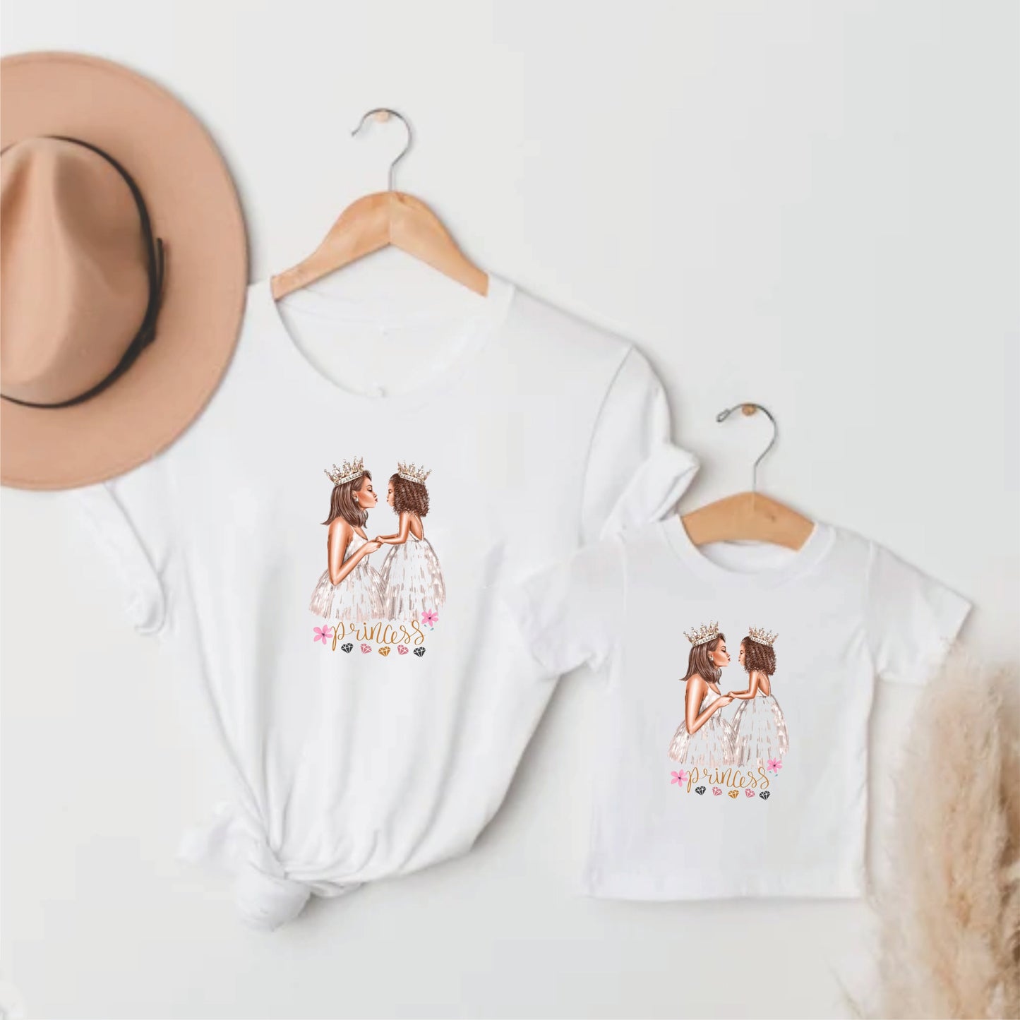 Camisetas Mamá e hija Princess