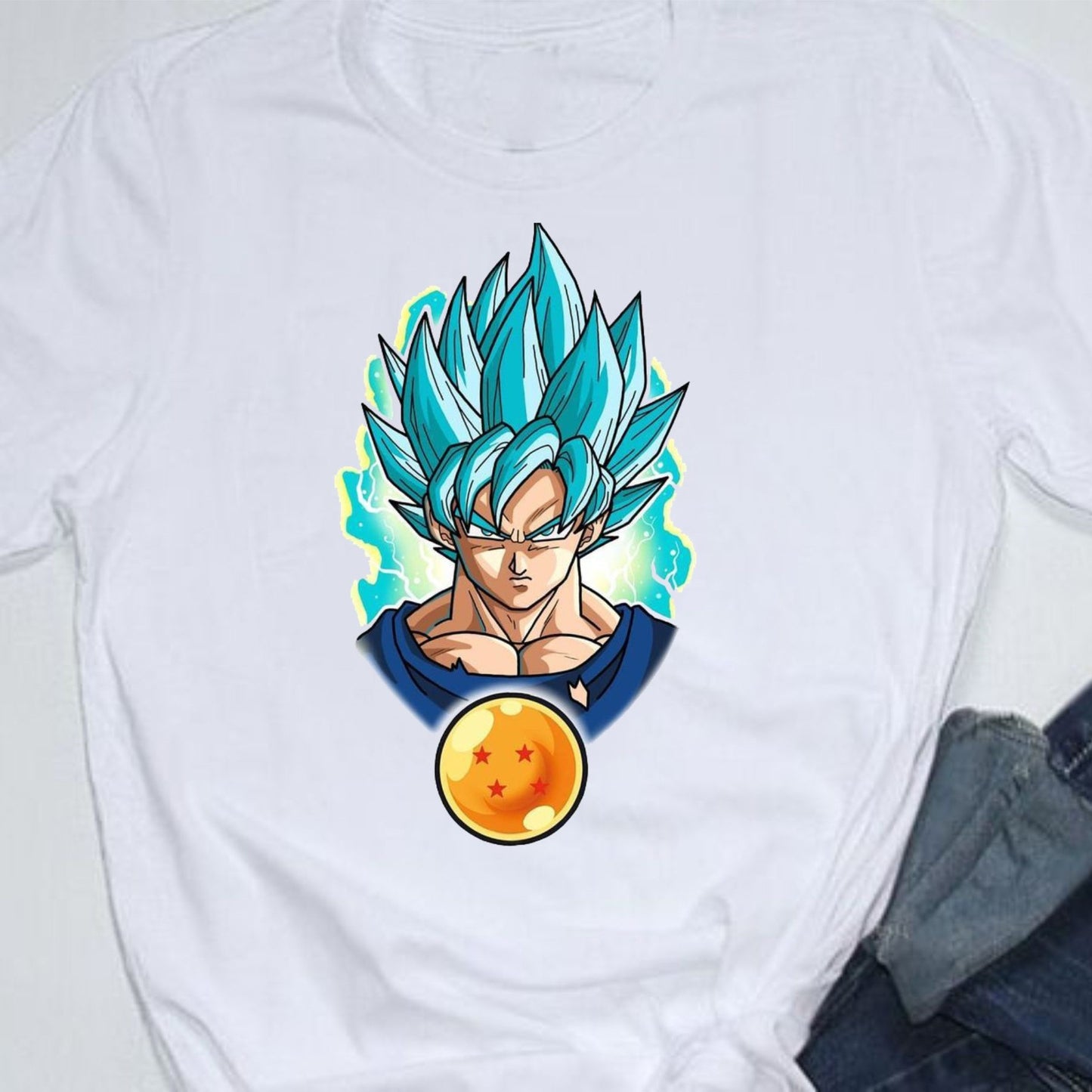 Camiseta para Hombre Goku Sayayin