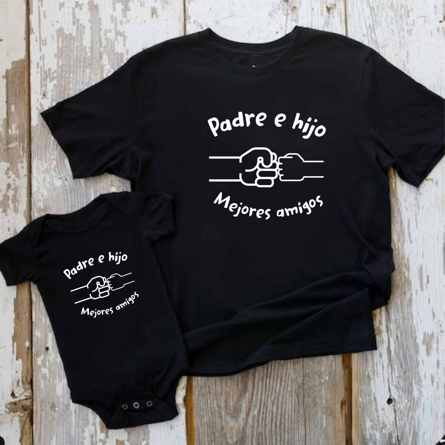 Camisetas Papá e hijo . Mejores amigos