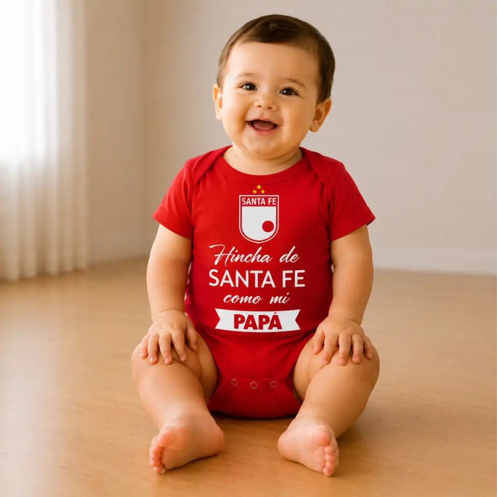 Body Mameluco hinchas 100% algodón