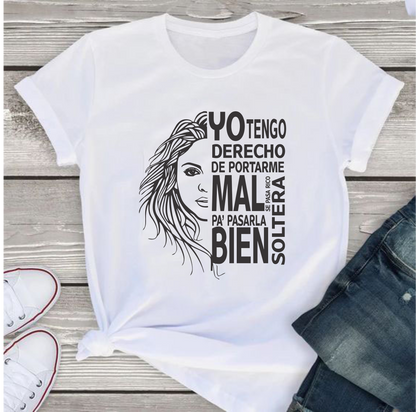 Camiseta Concierto Shakira , las mujeres ya no lloran , las mujeres Facturan