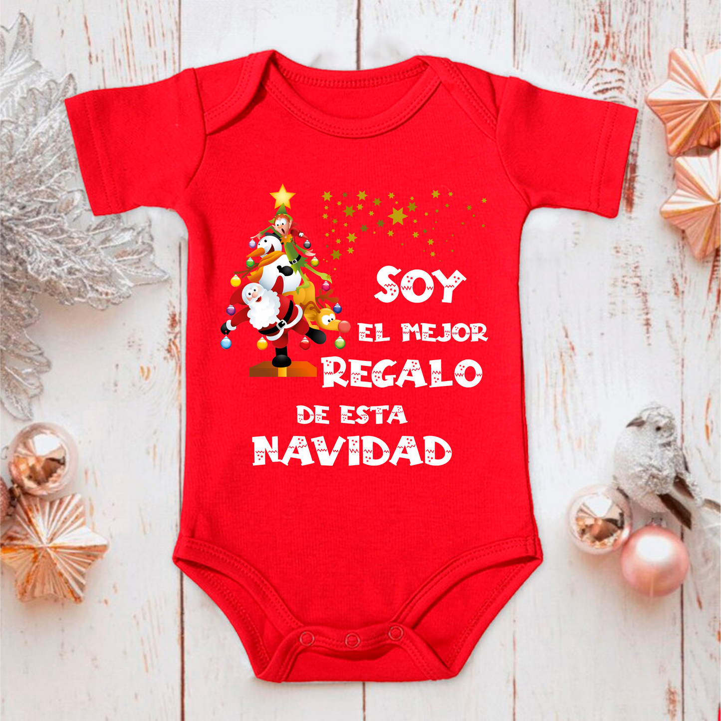 Body Mameluco navideño Mayoristas (Despacho mínimo 6 unidades)