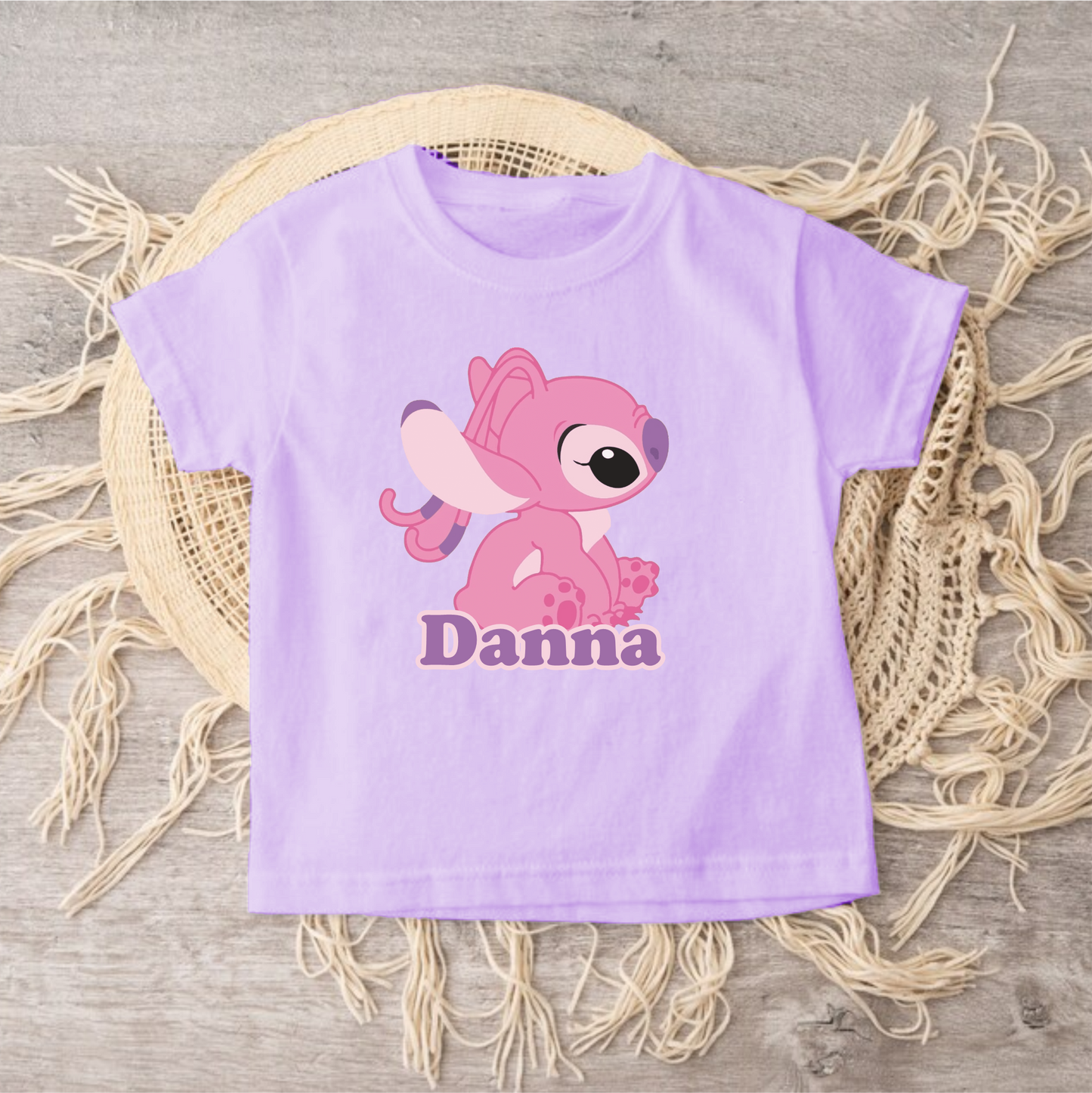 Camiseta para nilña personalizado stich