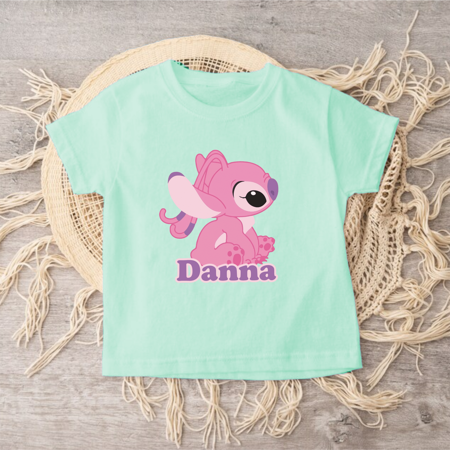 Camiseta para nilña personalizado stich