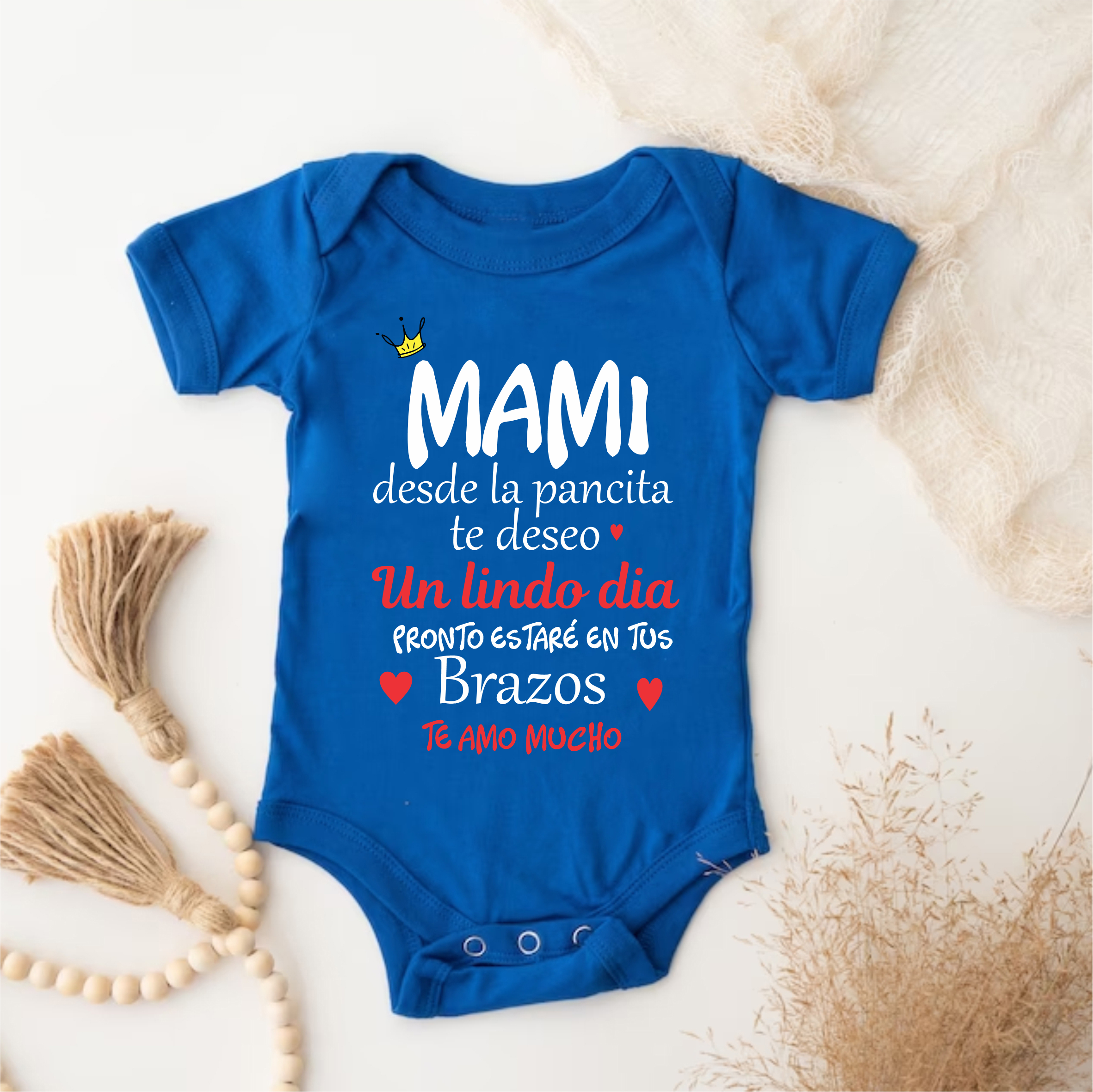 Body Mameluco día de la madre desde la pancita