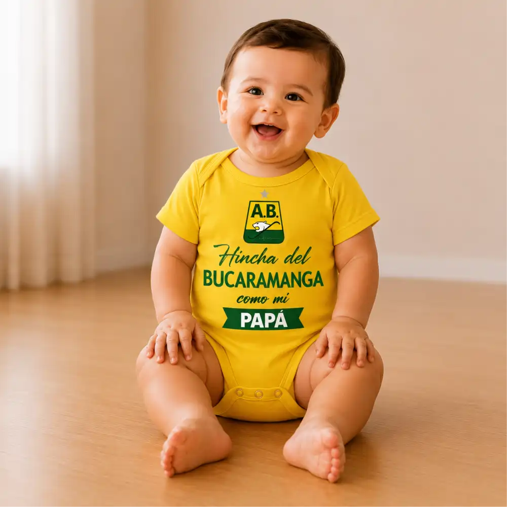 Body Mameluco hinchas 100% algodón