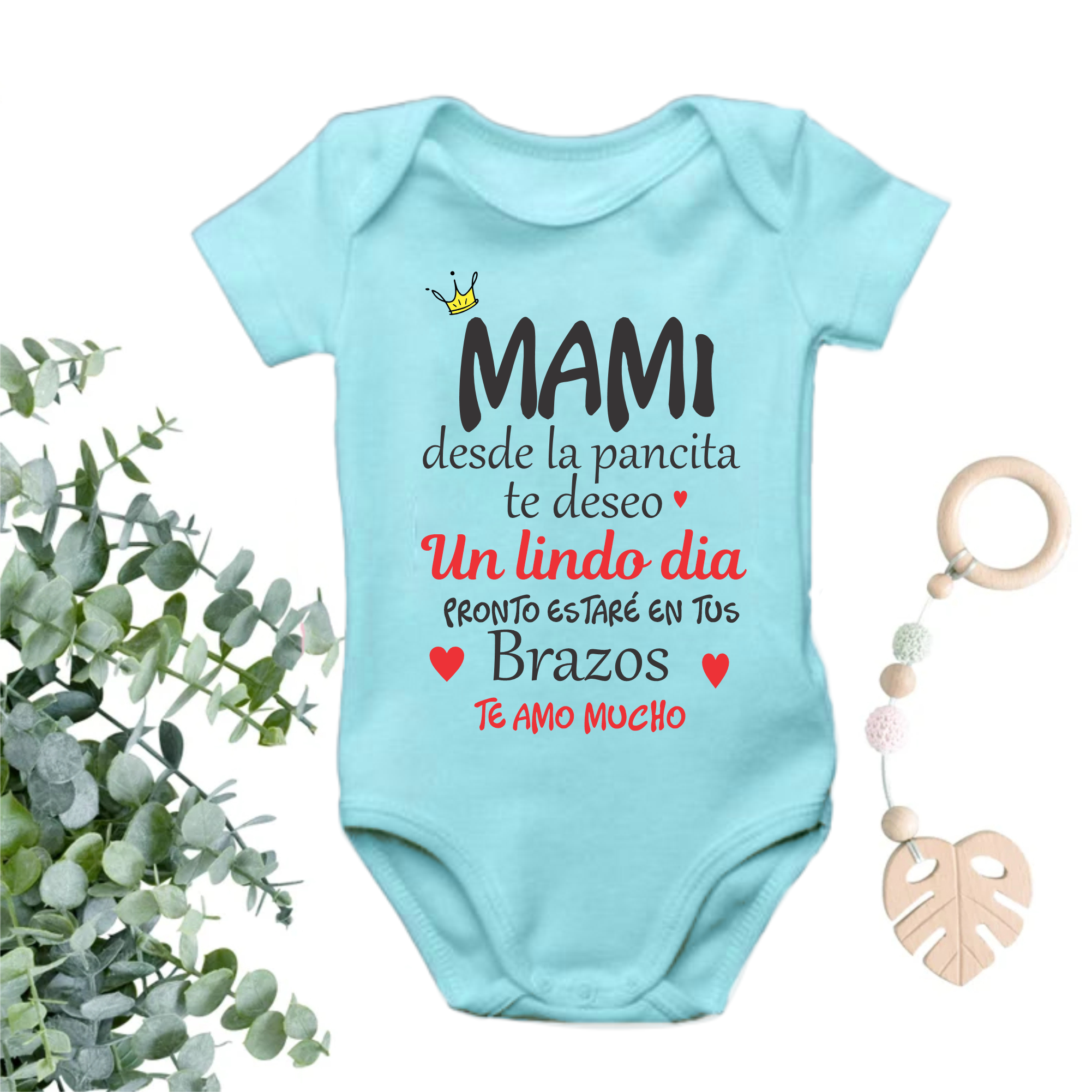 Body Mameluco día de la madre desde la pancita