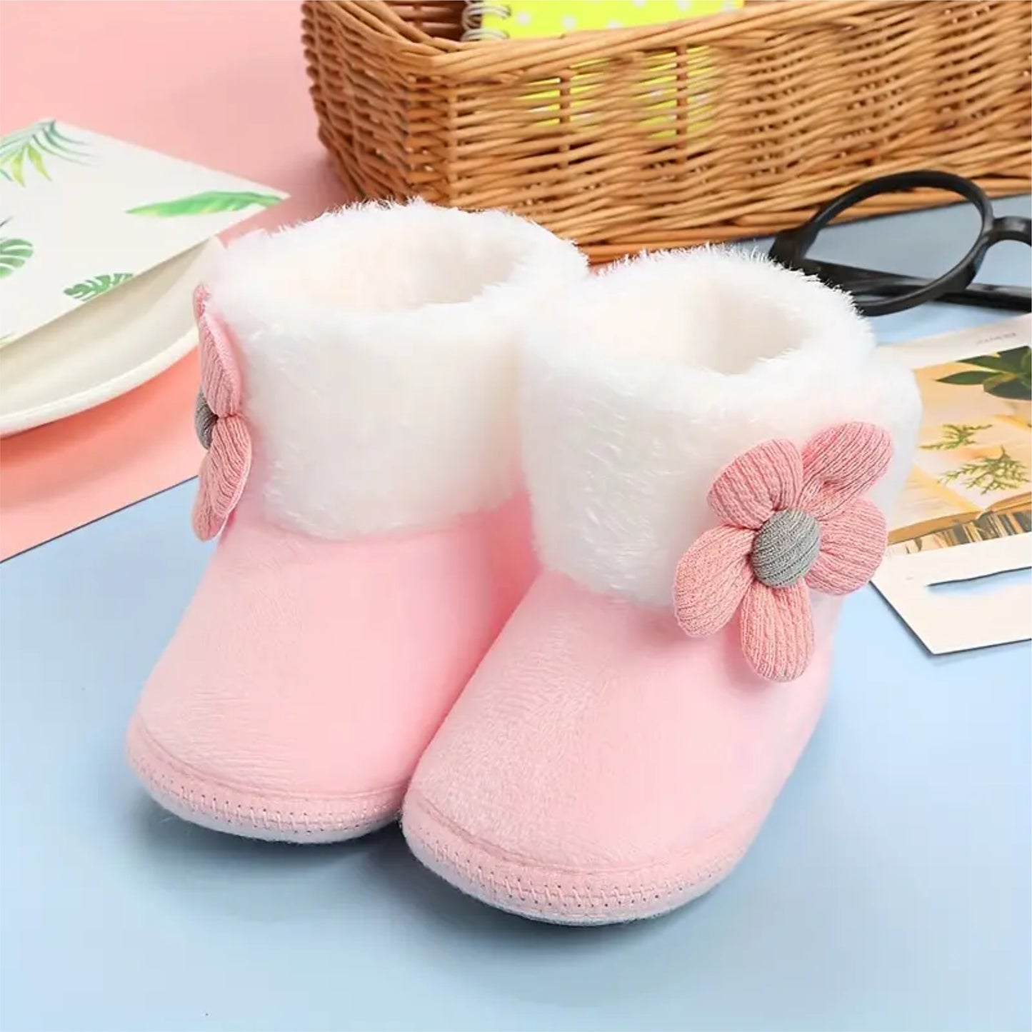 Accesorios, Botas para bebe niña flor