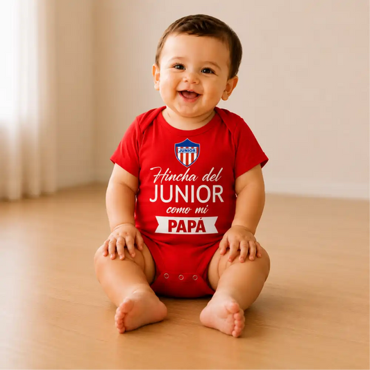 Body Mameluco hinchas 100% algodón