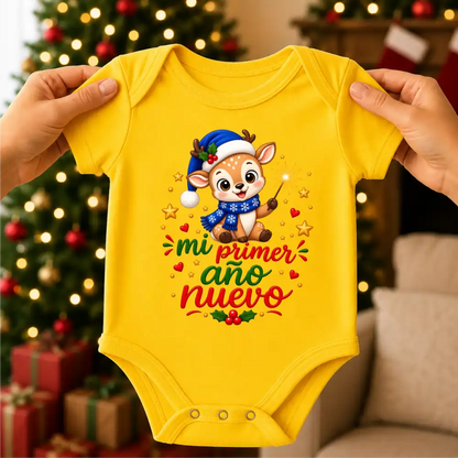 Body Navideño, 100% Algodón, ideal para piel delicada