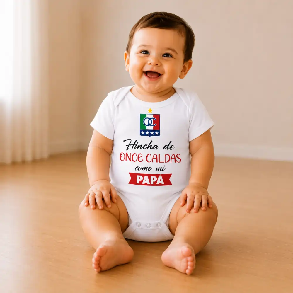 Body Mameluco hinchas 100% algodón