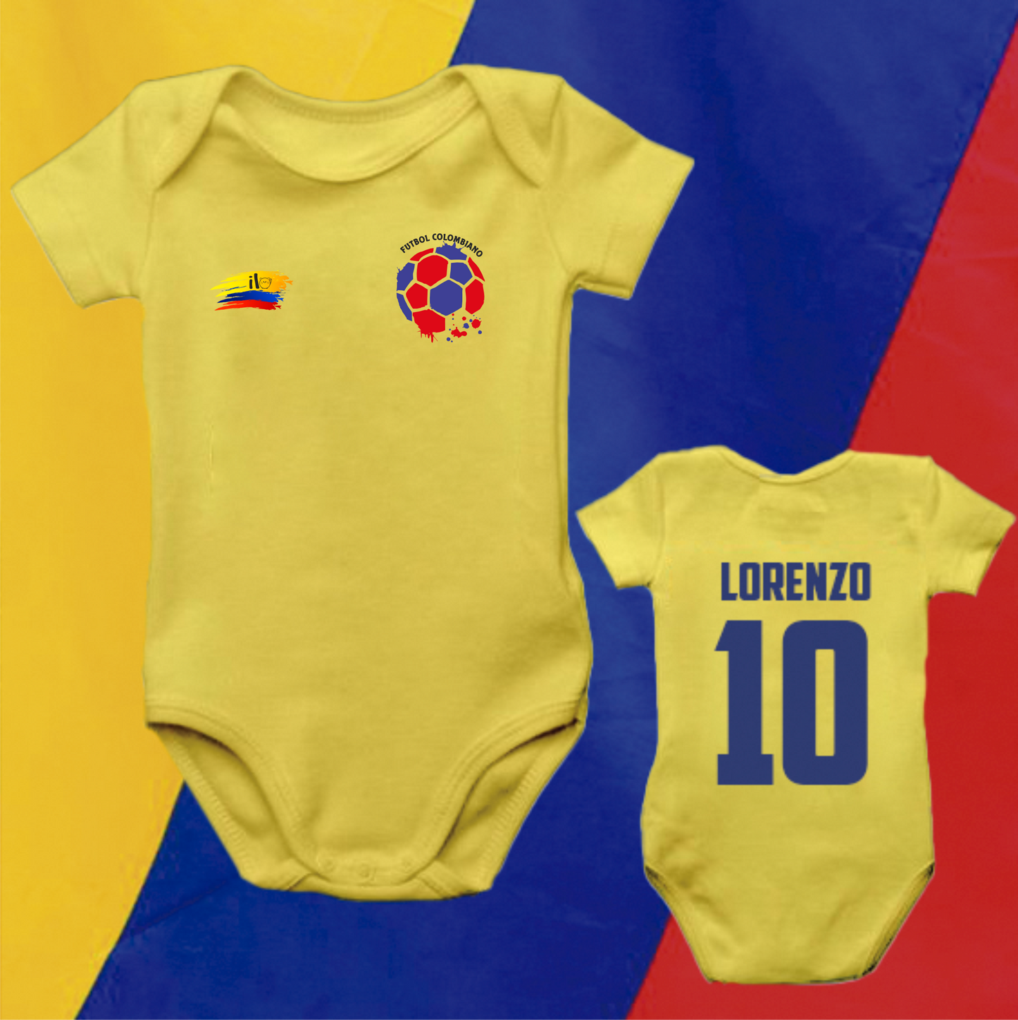 Body Mameluco Selección Colombia personalizado