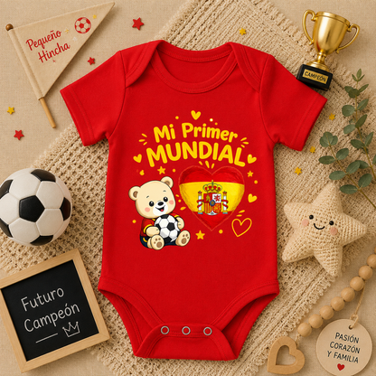 Body Mameluco Mi Primer Mundial
