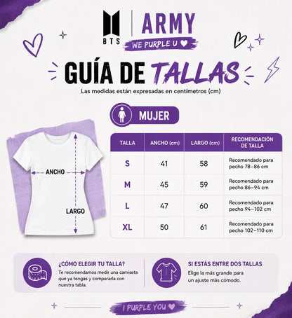Camiseta BTS World Tour