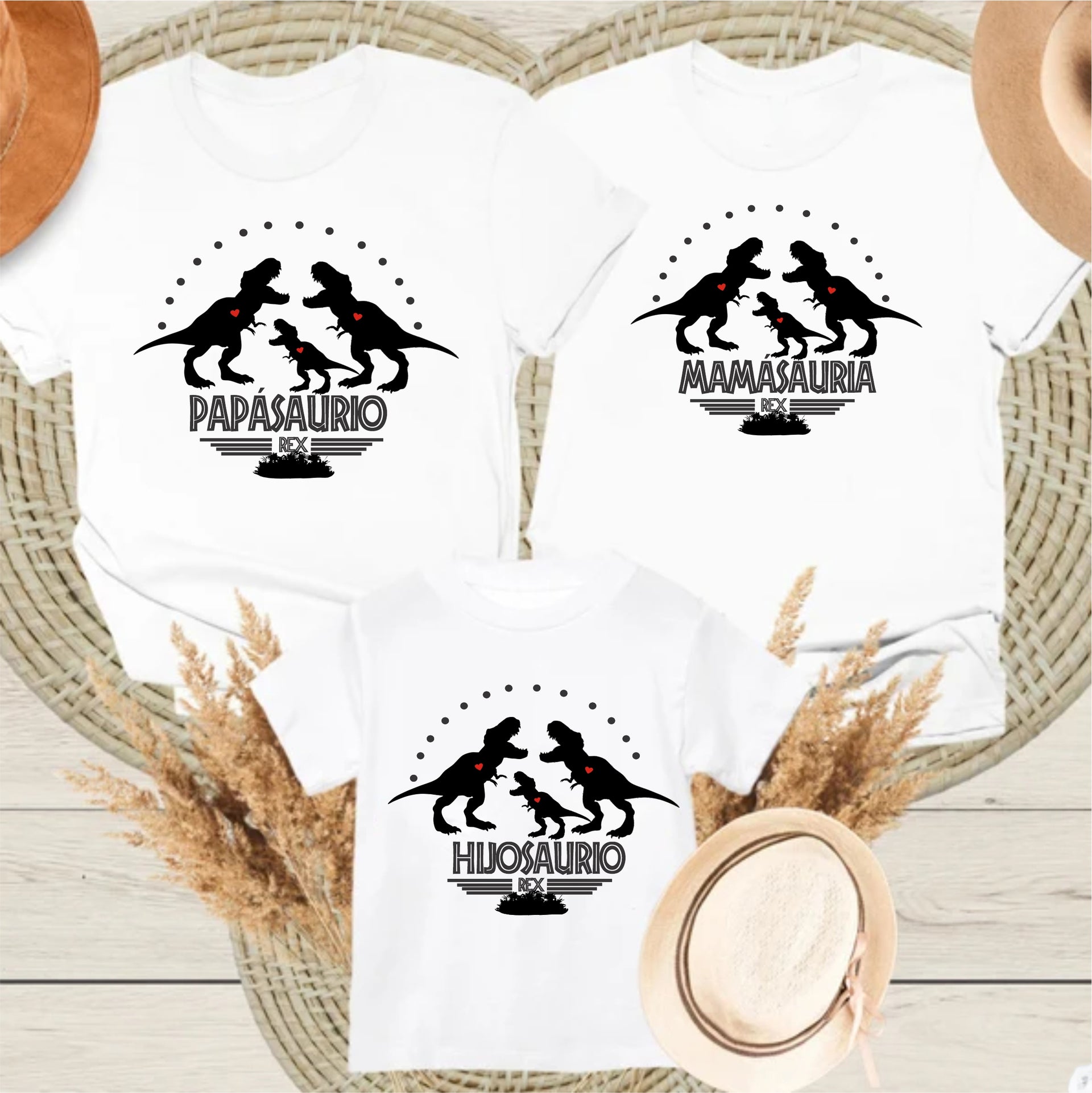 Camisetas familiares dinosaurios – ilofamilyclothes