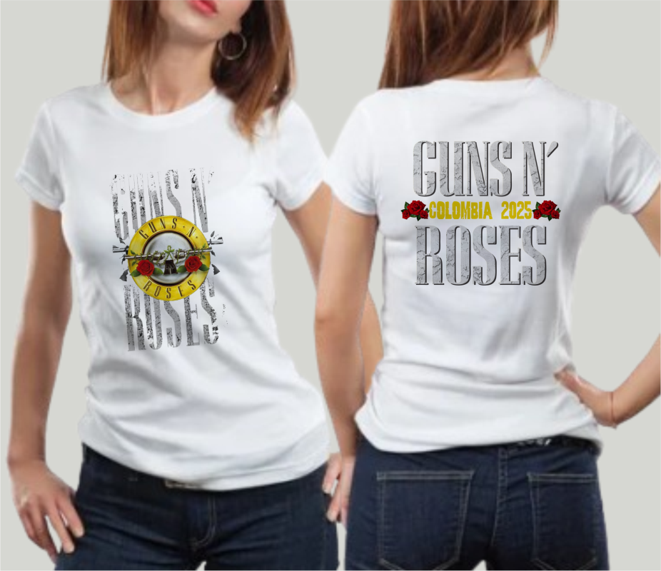 Camiseta Concierto Guns n' roses Colombia