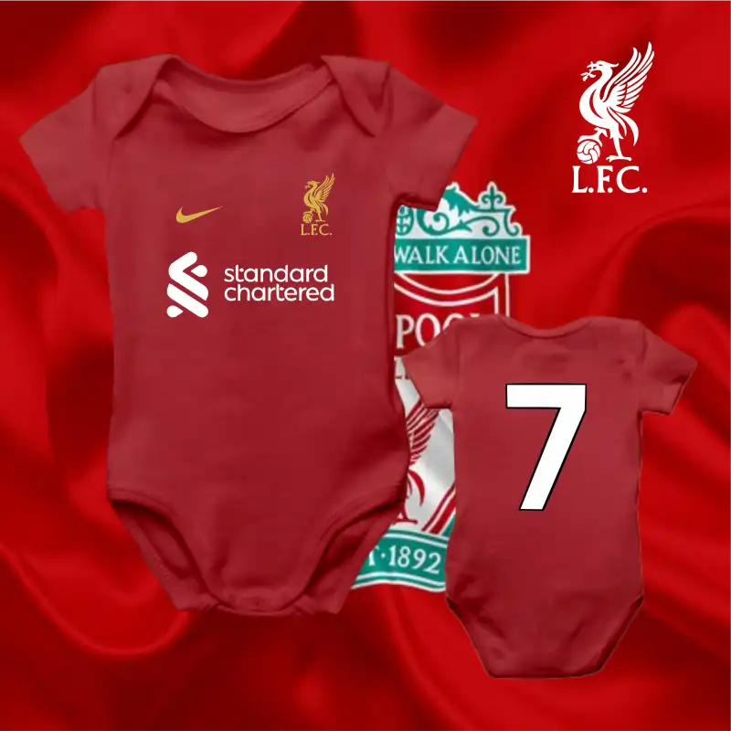 Body Mameluco Bebé equipos de futbol Europeos