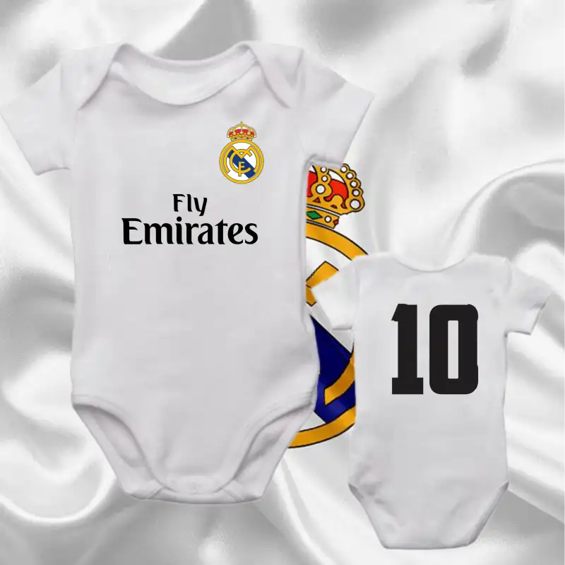 Body Mameluco Bebé equipos de futbol Europeos