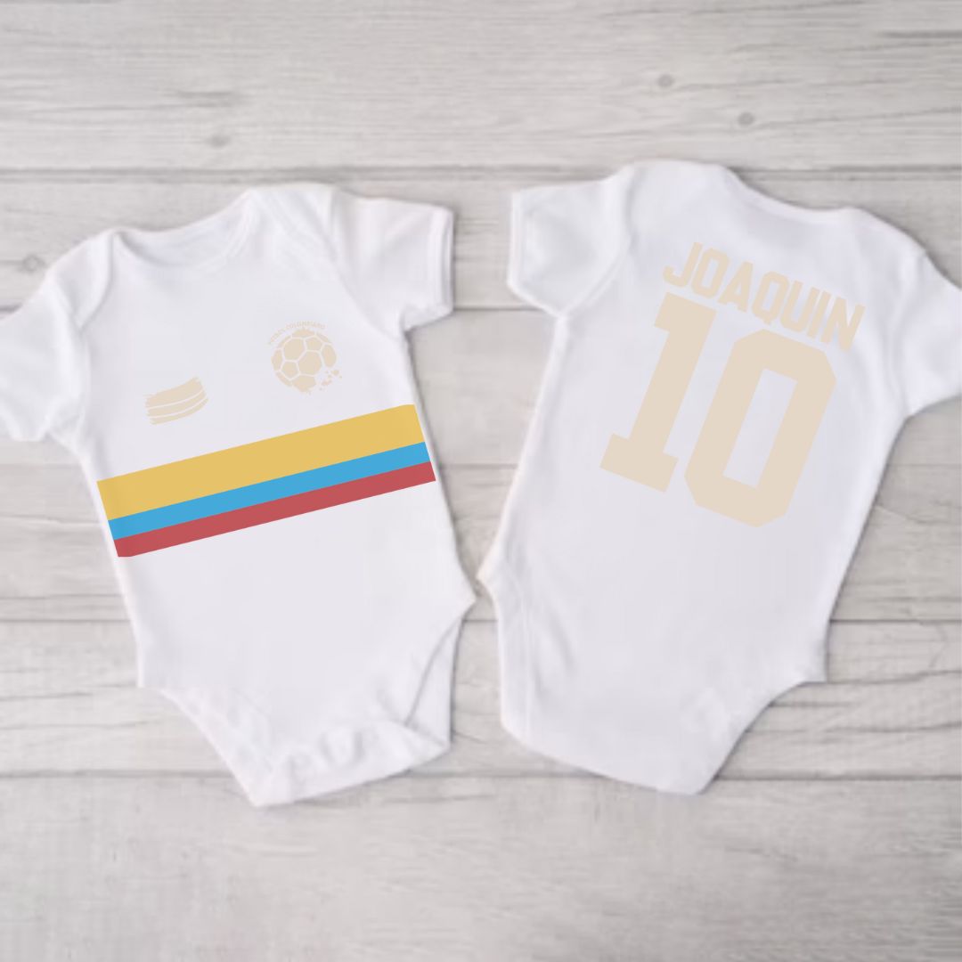 Body Mameluco Selección Colombia personalizado
