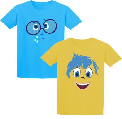Set x 2 camisetas para niños personajes Oferta liquidación
