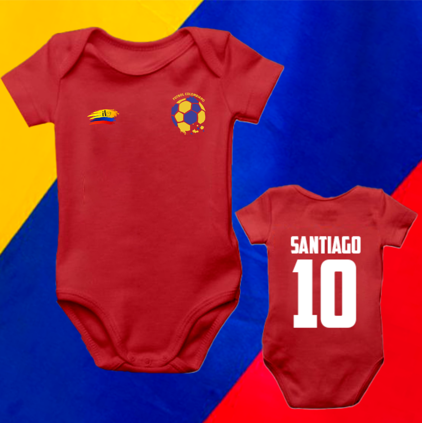 Body Mameluco Selección Colombia personalizado