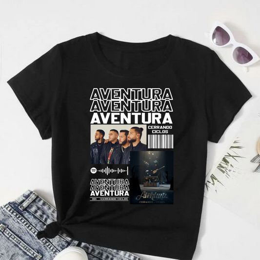 Camiseta Concierto Aventura cerrando ciclos