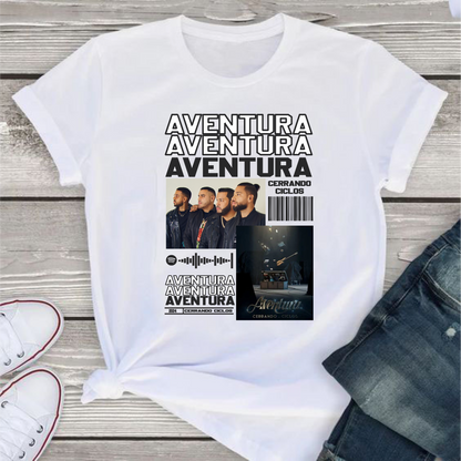 Camiseta Concierto Aventura cerrando ciclos