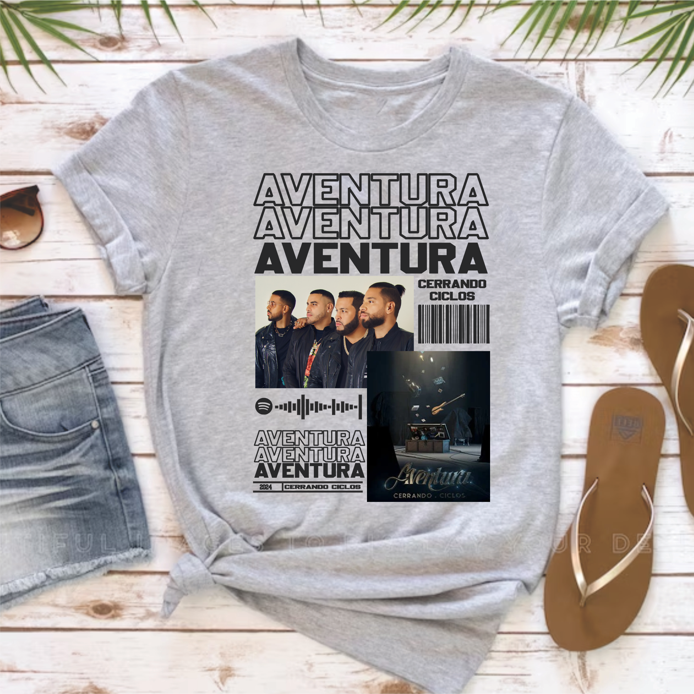 Camiseta Concierto Aventura cerrando ciclos