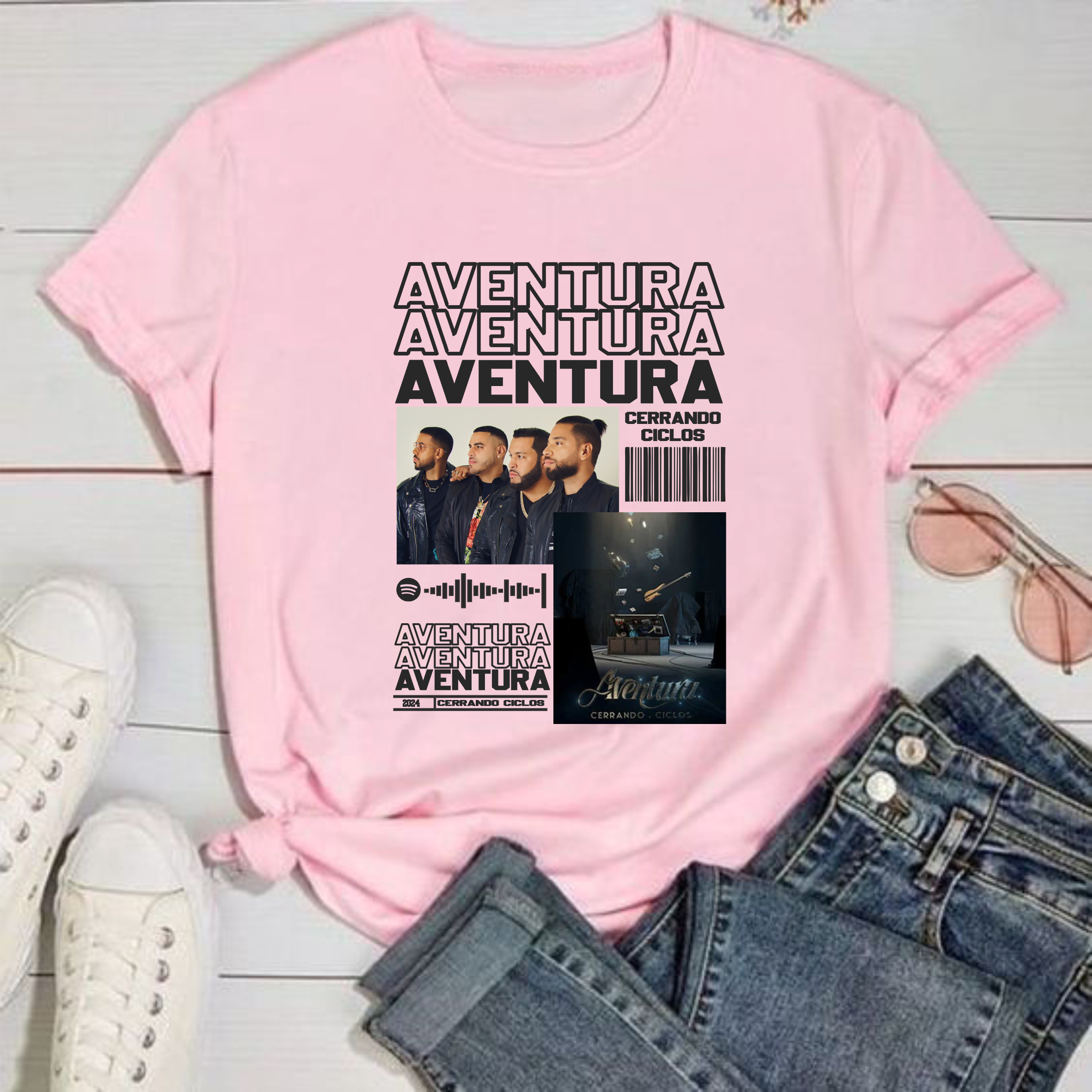 Camiseta Concierto Aventura cerrando ciclos
