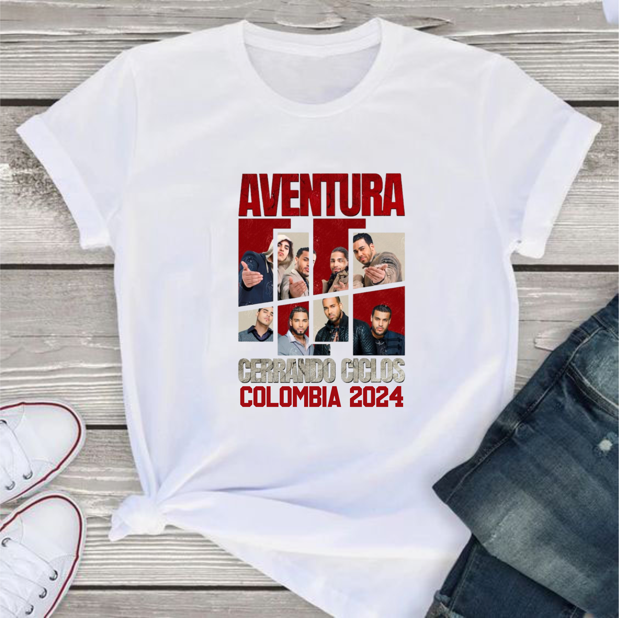 Camiseta Concierto Aventura cerrando ciclos