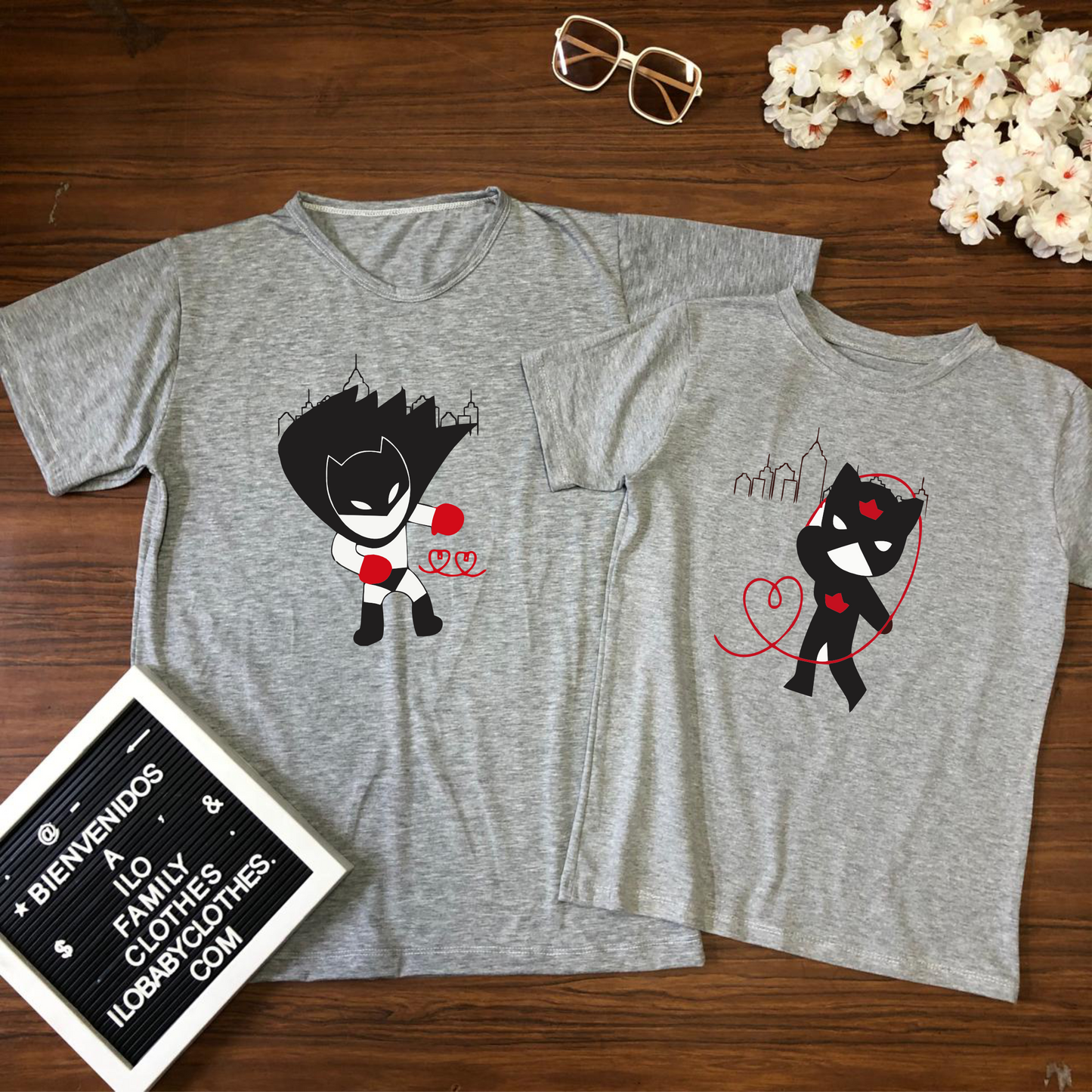 Camiseta para parejas Batman