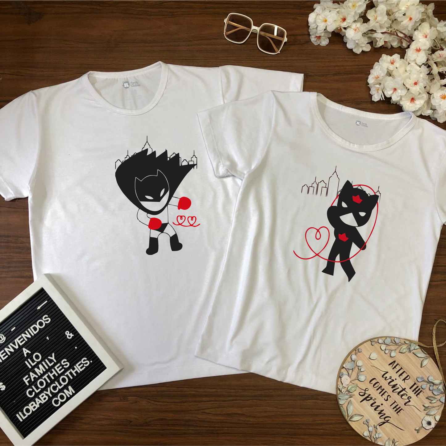 Camiseta para parejas Batman