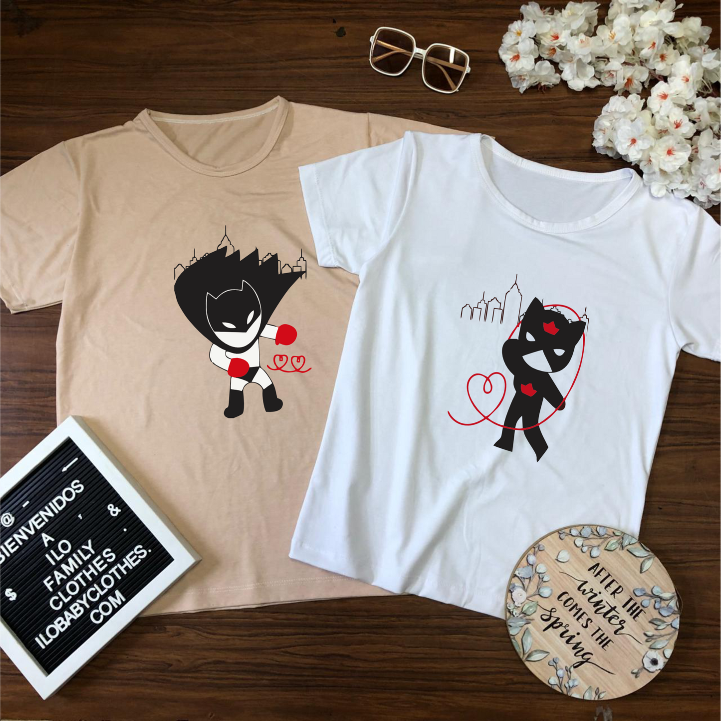 Camiseta para parejas Batman