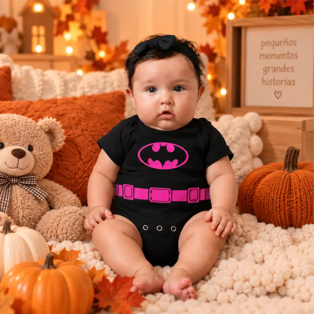 Body Mameluco Bebé halloween 100% Algodón