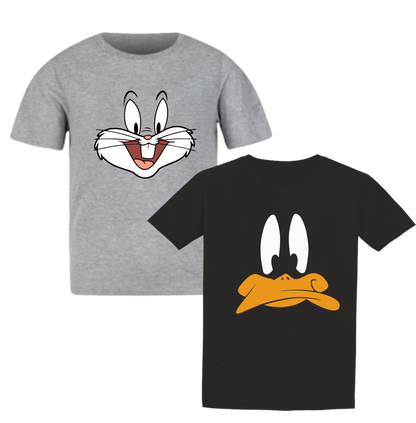 Set x 2 camisetas para niños personajes Oferta liquidación