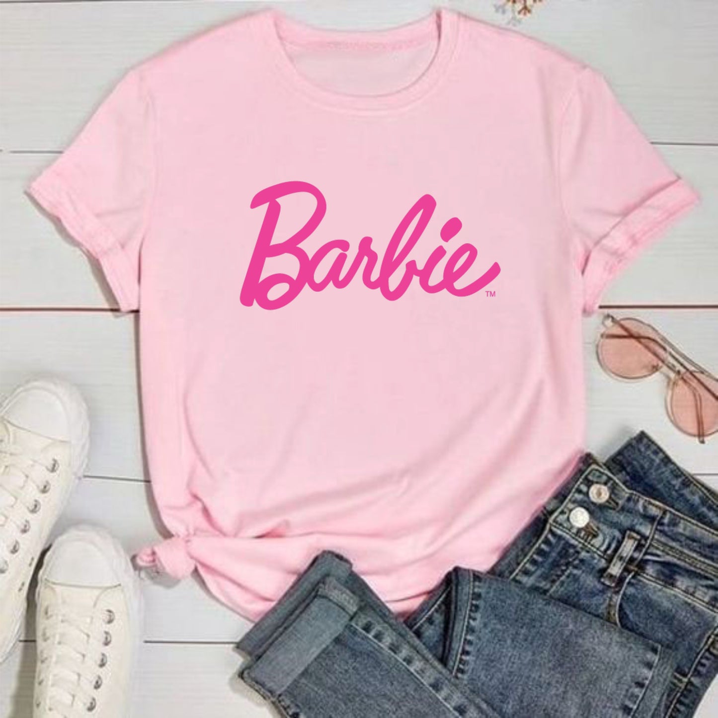 Camiseta Larga Mujer barbie